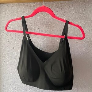 Black Calvin Klein Padded Unlined Bralette, Size L